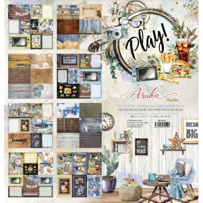 Asuka Studio Memory Place Play! Designpapier - Journaling Cards Paper Pack